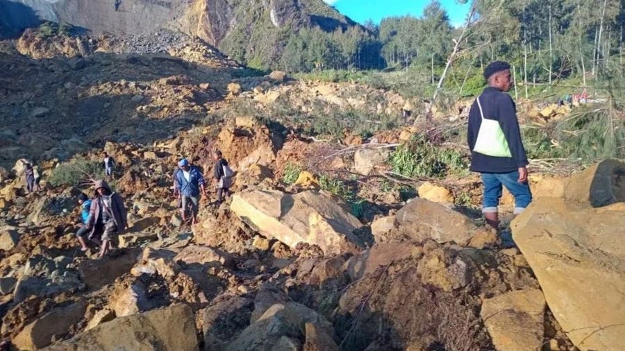 Deslizamiento de Tierra en Papúa