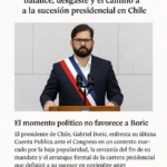 Gabriel Boric y su última Cuenta Pública